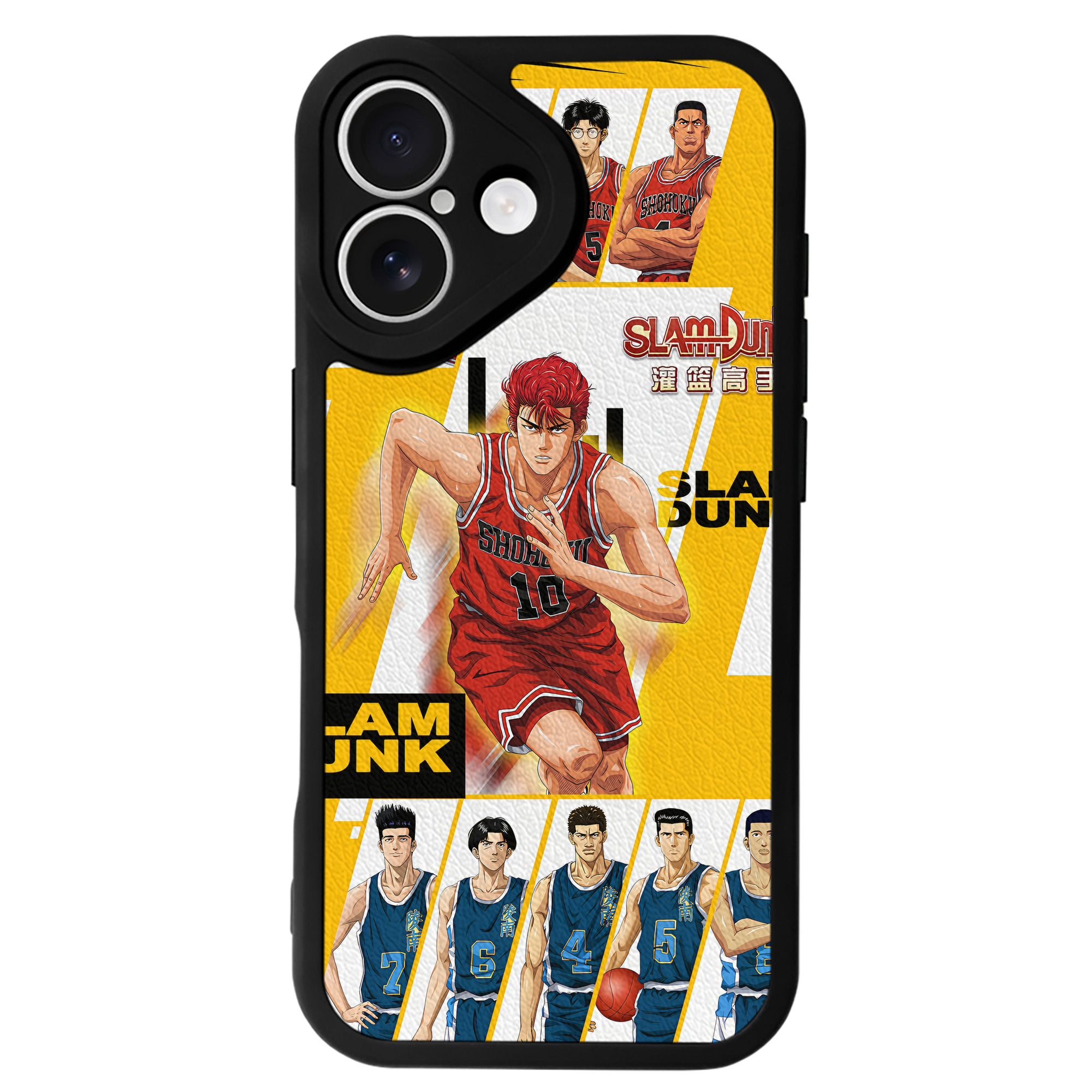 （画像用） SLAM DUNK／スラムダンク 【iPhone 16シリーズ対応】シリコンスマホケース（レザー調） 材質：シリコン